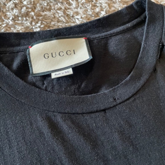 Oversize T-shirt with Gucci logo - Picture 3 of 3